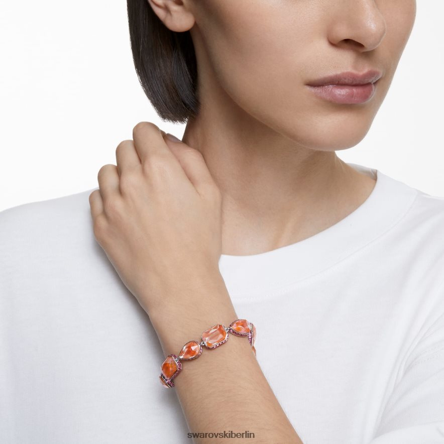 Swarovski Orbita-Armband Magnetverschluss, gemischte Schliffe, mehrfarbig, rhodiniert Schmuck HLT448582