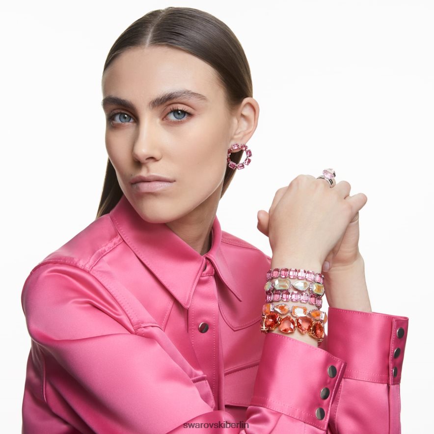 Swarovski Orbita-Armband Magnetverschluss, gemischte Schliffe, mehrfarbig, rhodiniert Schmuck HLT448582