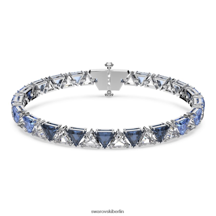 Swarovski Ortyx-Armband Dreiecksschliff, blau, rhodiniert Schmuck HLT448558