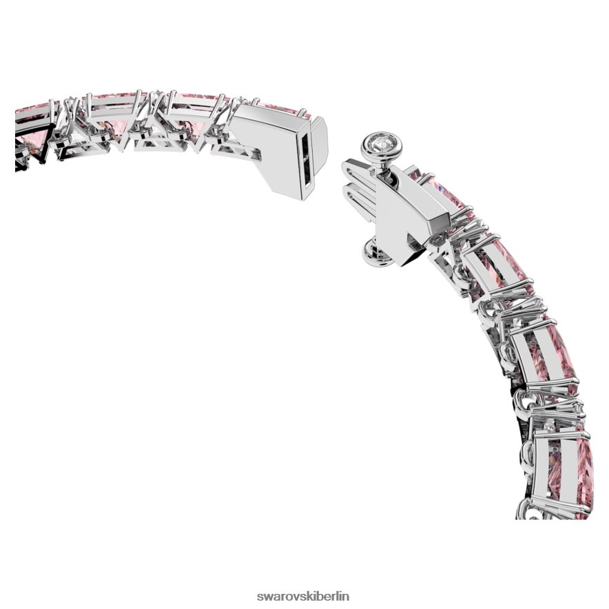 Swarovski Ortyx-Armband Dreiecksschliff, rosa, rhodiniert Schmuck HLT448559