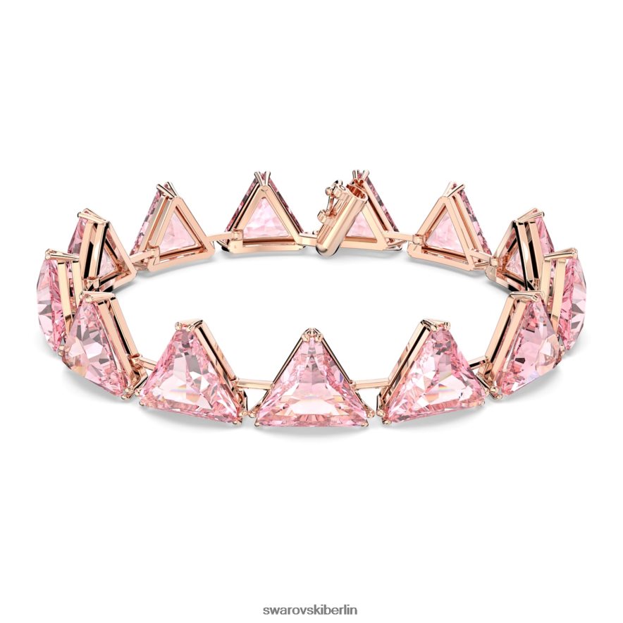 Swarovski Ortyx-Armband Dreiecksschliff, rosa, rosévergoldet Schmuck HLT448589