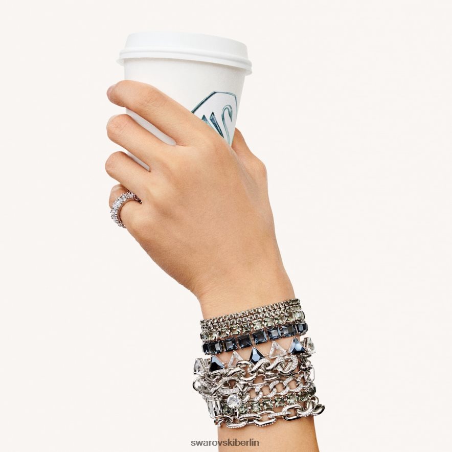 Swarovski Ortyx-Armband Dreiecksschliff, schwarz, rhodiniert Schmuck HLT448581