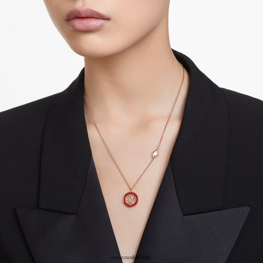 Swarovski Alea-Anhänger rot, rosévergoldet Schmuck HLT448264