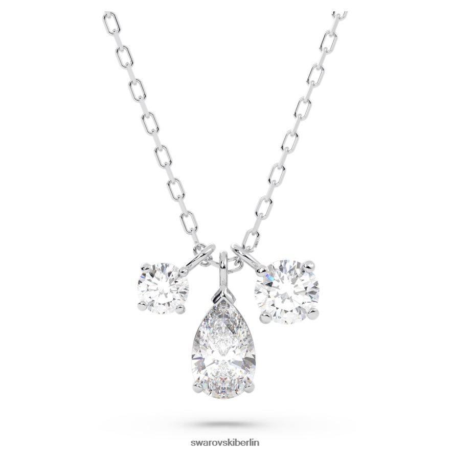 Swarovski Anhänger anziehen Mischschliffe, Cluster, weiß, rhodiniert Schmuck HLT448297