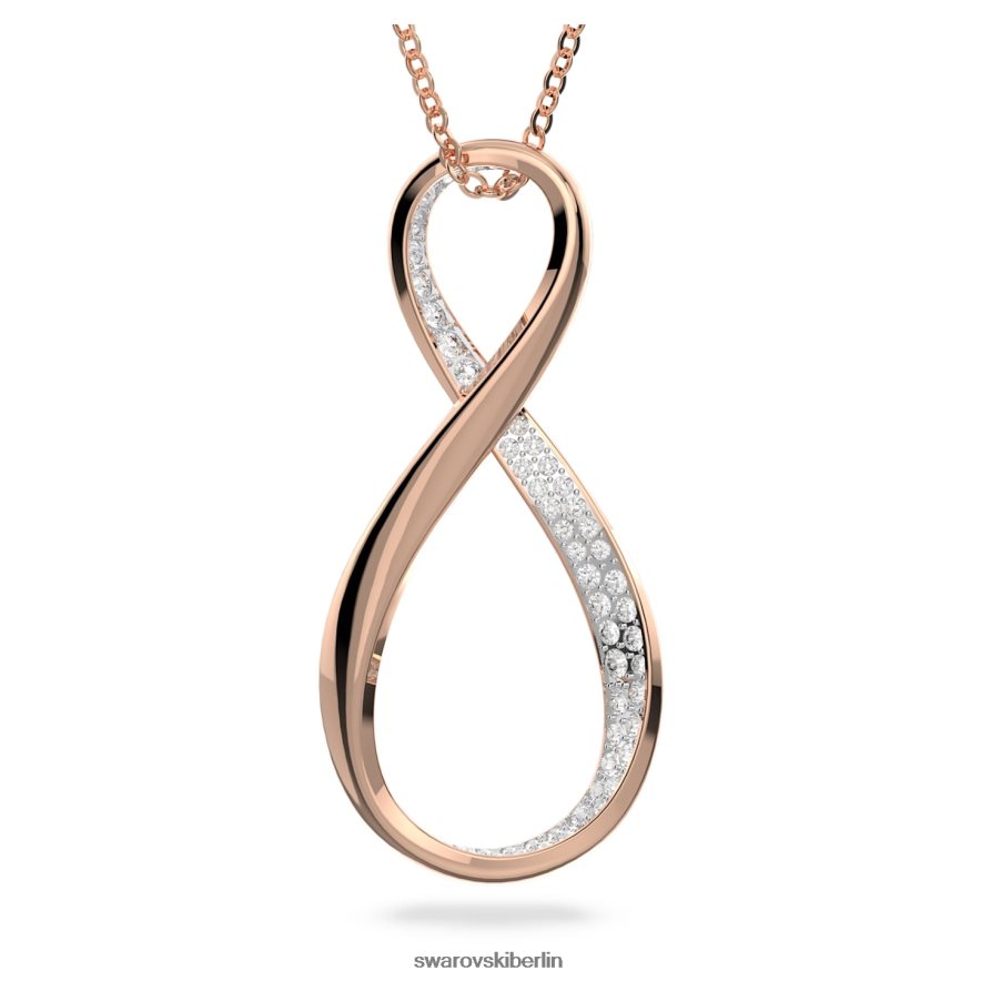 Swarovski Anhänger vorhanden Infinity, weiß, rosévergoldet Schmuck HLT448219