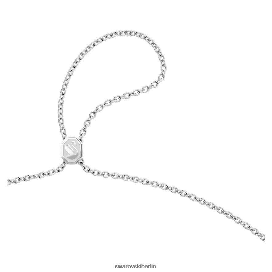 Swarovski Anhängeruhr Dreiecksschliff, blau, Edelstahl Schmuck HLT448230
