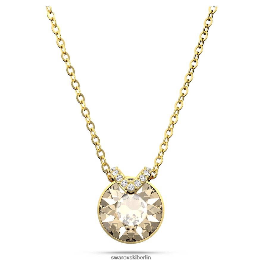 Swarovski Bella V Anhänger Rundschliff, Goldton, vergoldet Schmuck HLT448190