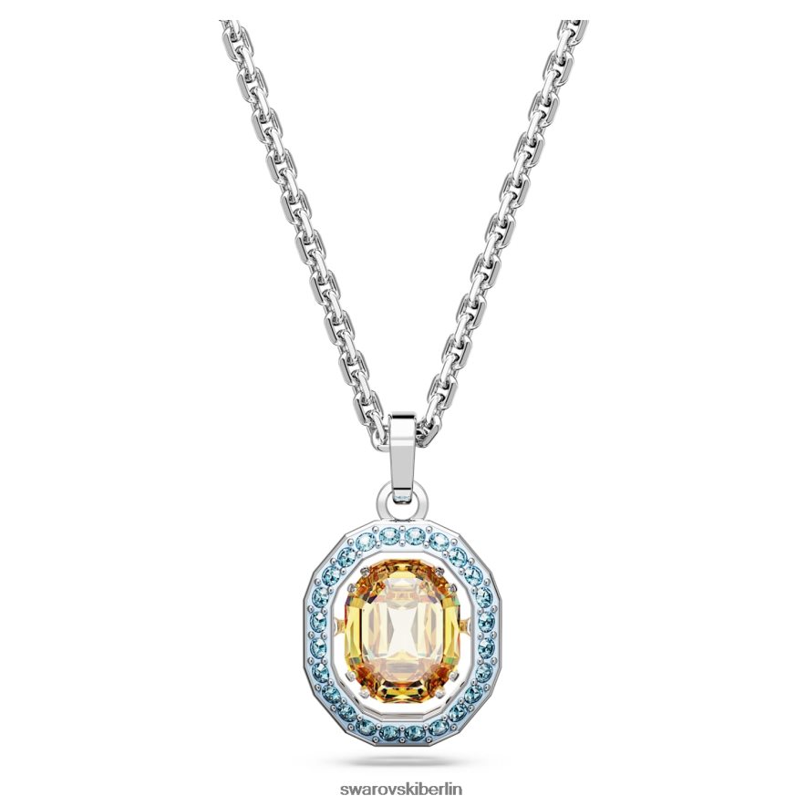 Swarovski Chroma-Anhänger Achteckschliff, mehrfarbig, rhodiniert Schmuck HLT448183