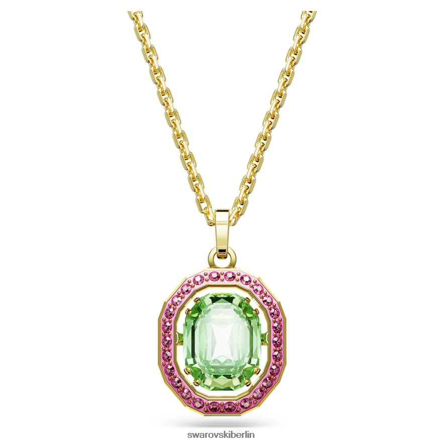 Swarovski Chroma-Anhänger Achteckschliff, mehrfarbig, vergoldet Schmuck HLT448177