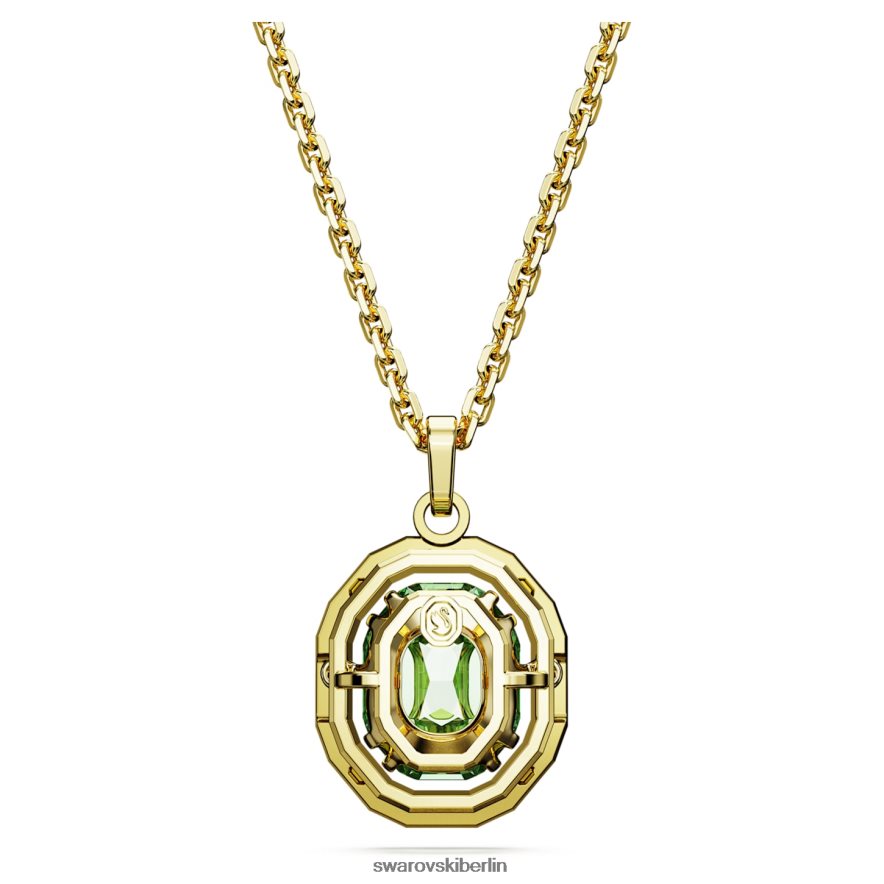 Swarovski Chroma-Anhänger Achteckschliff, mehrfarbig, vergoldet Schmuck HLT448177