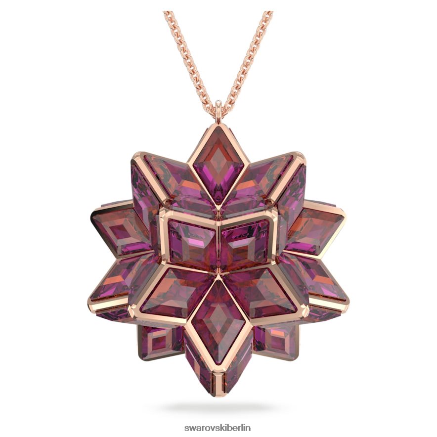 Swarovski Curiosa-Anhänger geometrischer Schliff, rosa, rosévergoldet Schmuck HLT448267