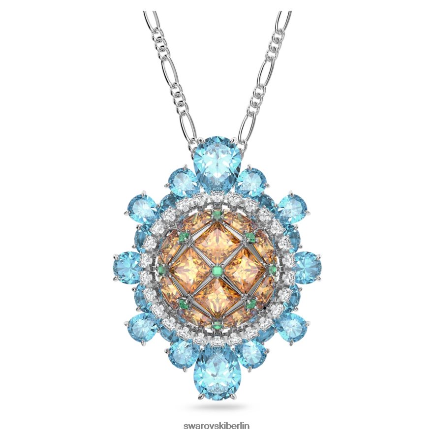Swarovski Curiosa-Brosche mehrfarbig, rhodiniert Schmuck HLT448245