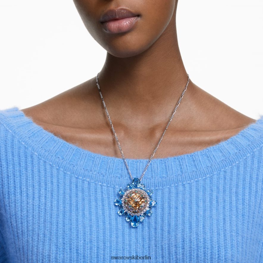 Swarovski Curiosa-Brosche mehrfarbig, rhodiniert Schmuck HLT448245