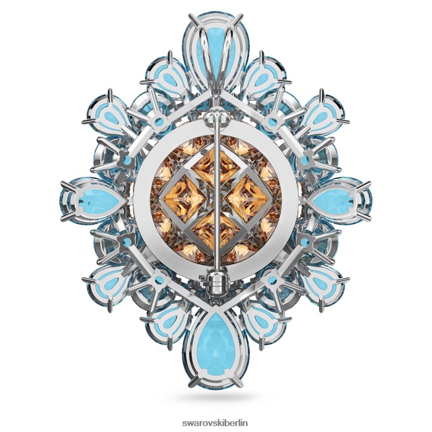 Swarovski Curiosa-Brosche mehrfarbig, rhodiniert Schmuck HLT448245