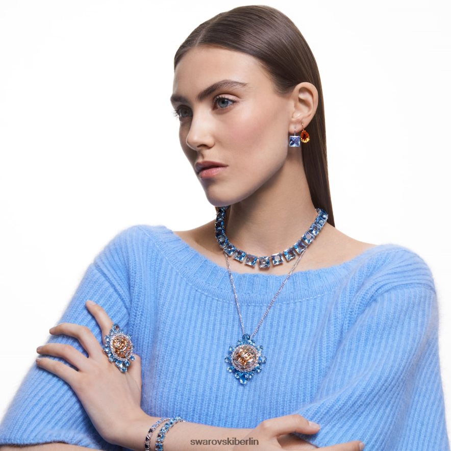 Swarovski Curiosa-Brosche mehrfarbig, rhodiniert Schmuck HLT448245