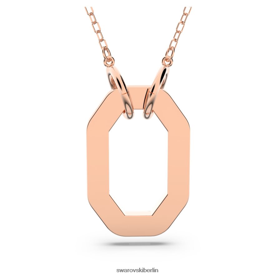 Swarovski Dextera-Anhänger Achteckform, weiß, rosévergoldet Schmuck HLT448234