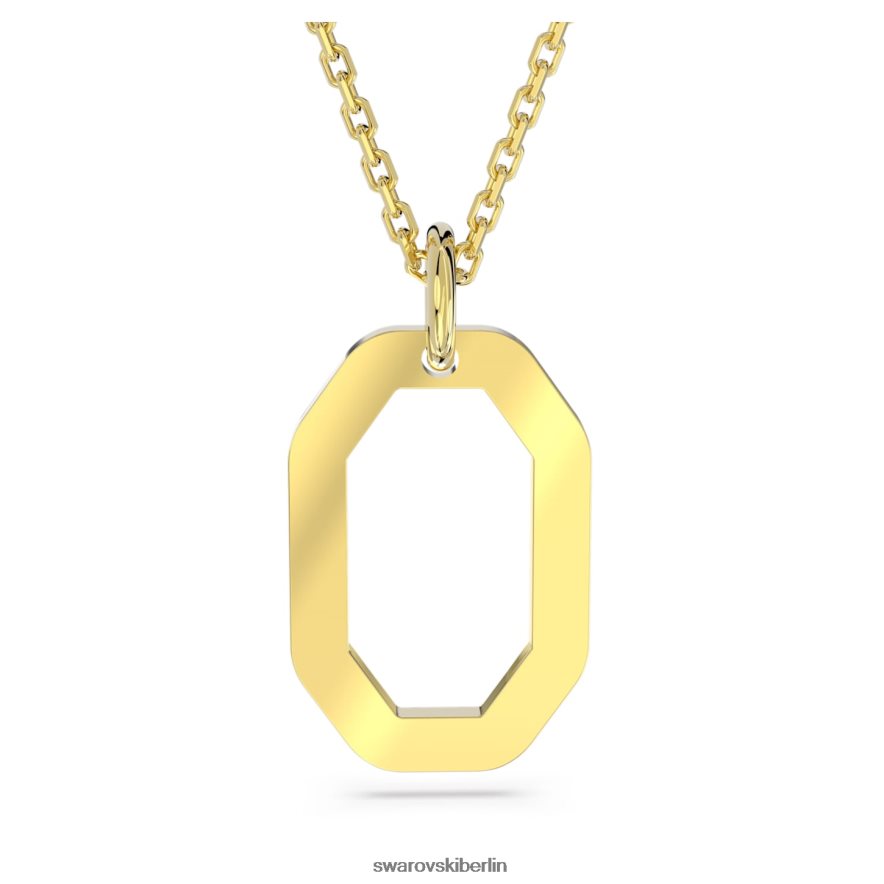 Swarovski Dextera-Anhänger Achteckform, weiß, vergoldet Schmuck HLT448251