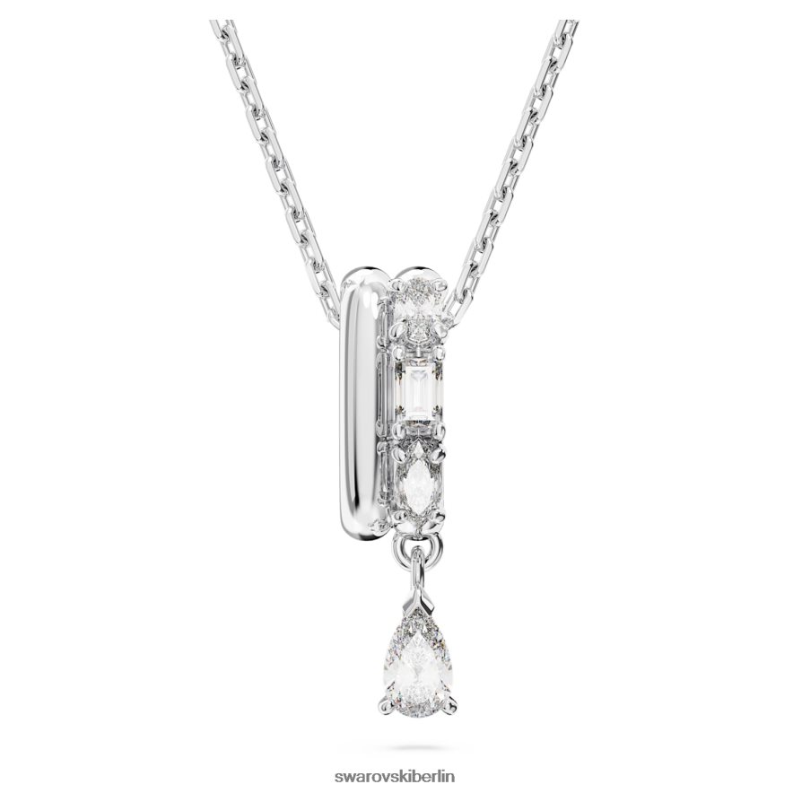 Swarovski Dextera-Anhänger Mischschliffe, weiß, rhodiniert Schmuck HLT448270