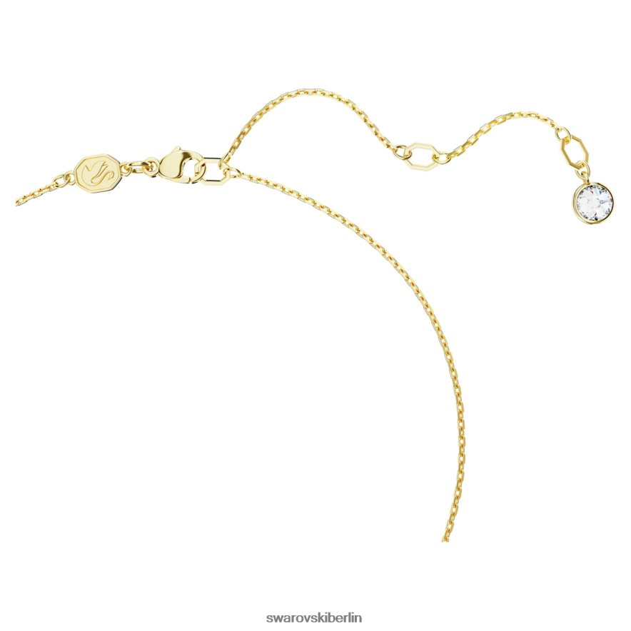 Swarovski Dextera-Anhänger Mischschliffe, weiß, vergoldet Schmuck HLT448281
