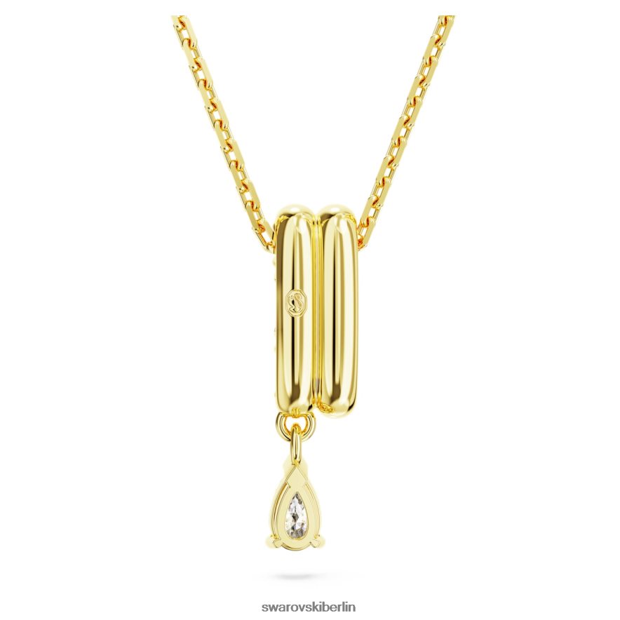 Swarovski Dextera-Anhänger Mischschliffe, weiß, vergoldet Schmuck HLT448281