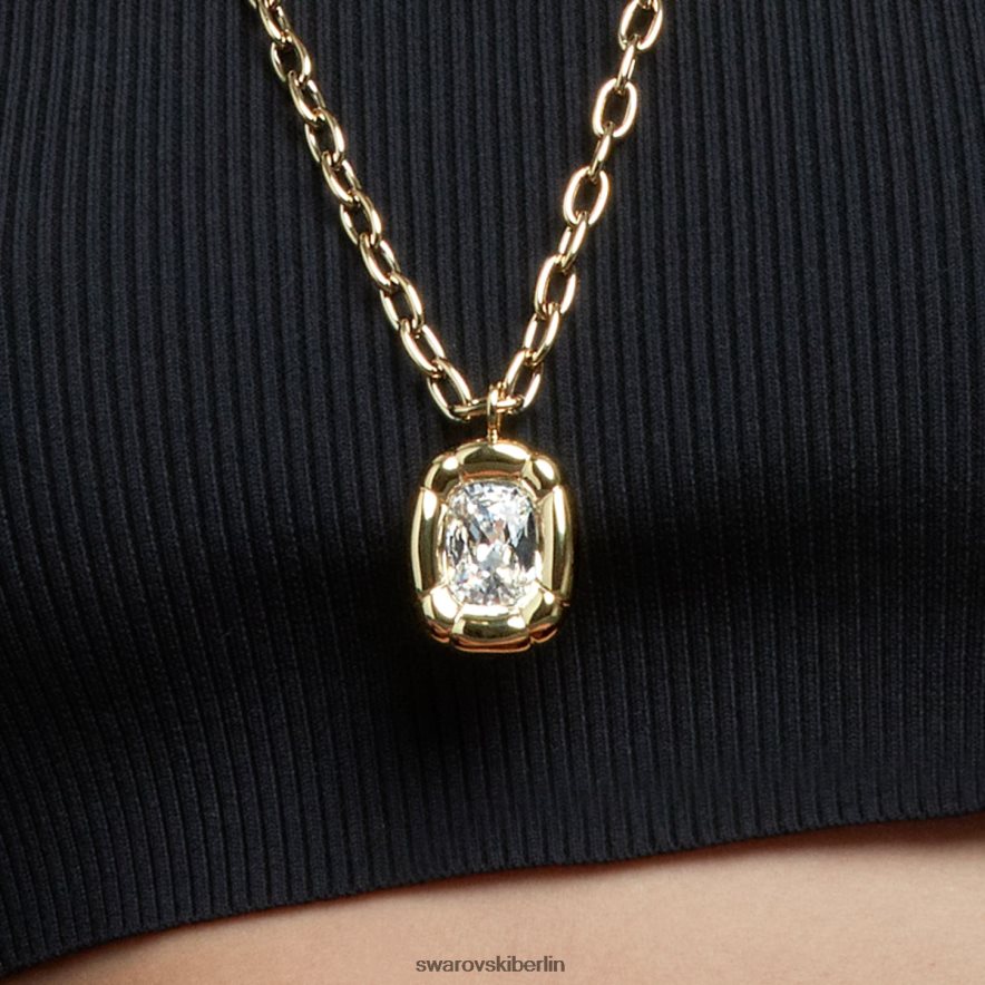 Swarovski Dulcis-Anhänger Kissenschliff, Goldton, vergoldet Schmuck HLT448217