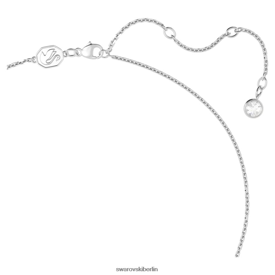 Swarovski Ein Anhänger Herz, weiß, rhodiniert Schmuck HLT448241