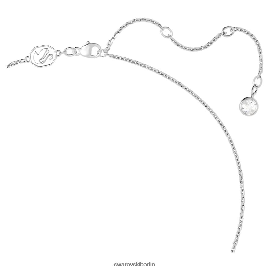 Swarovski Ein Anhänger Herz, weiß, rhodiniert Schmuck HLT448259