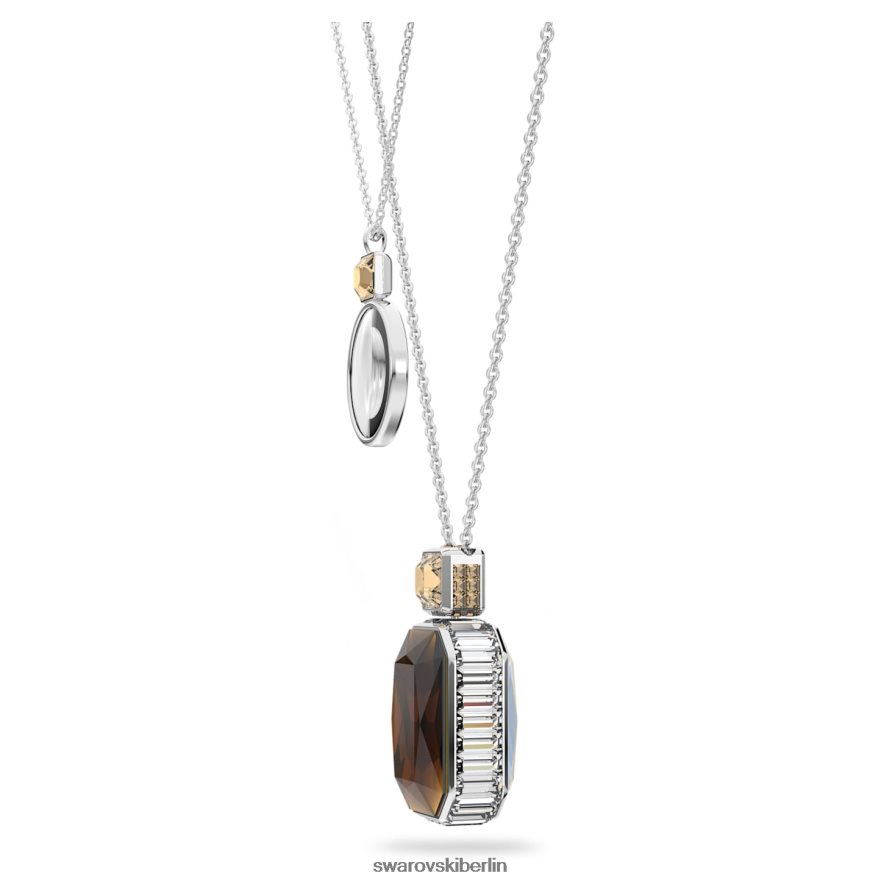 Swarovski Eleganz von Afrika-Anhänger braun, rhodiniert Schmuck HLT448290