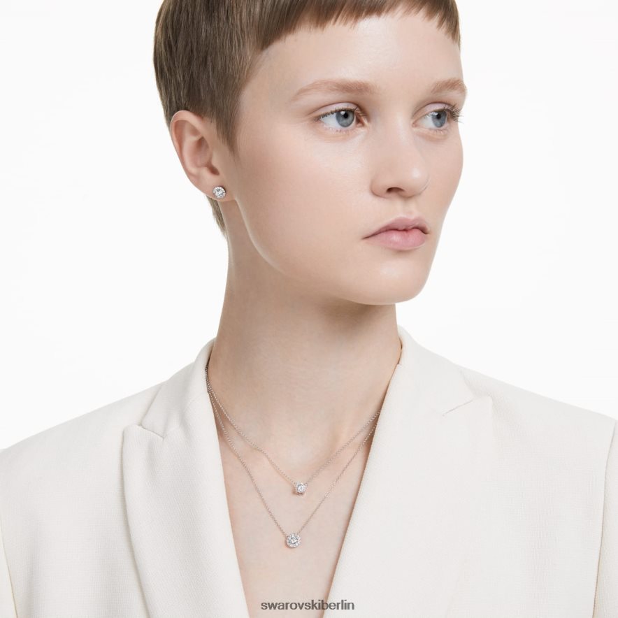 Swarovski Ewigkeitsanhänger 14 Karat Weißgold Schmuck HLT448303