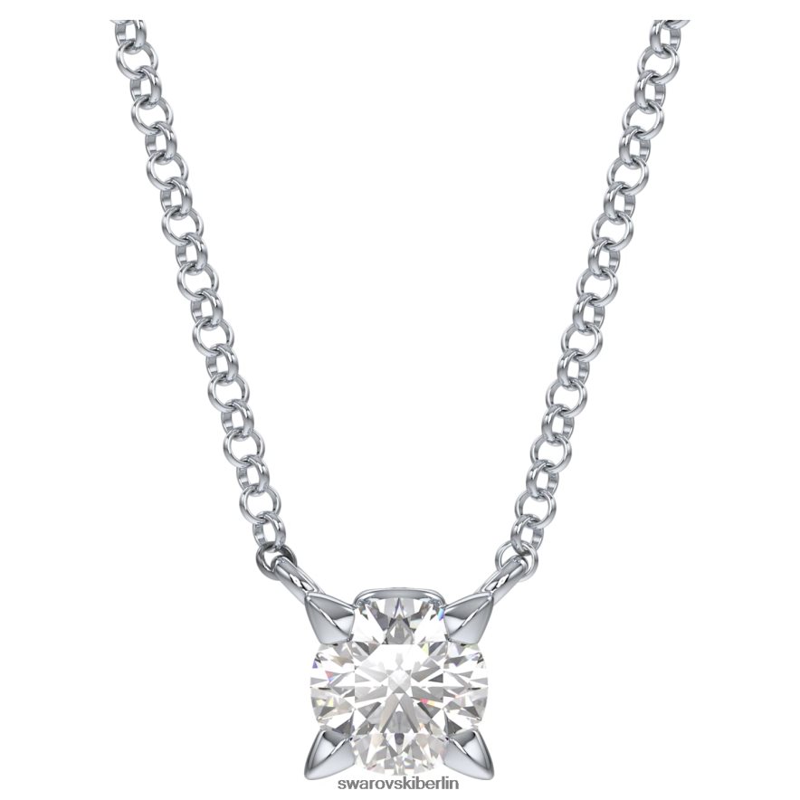 Swarovski Ewigkeitsanhänger 14 Karat Weißgold Schmuck HLT448304