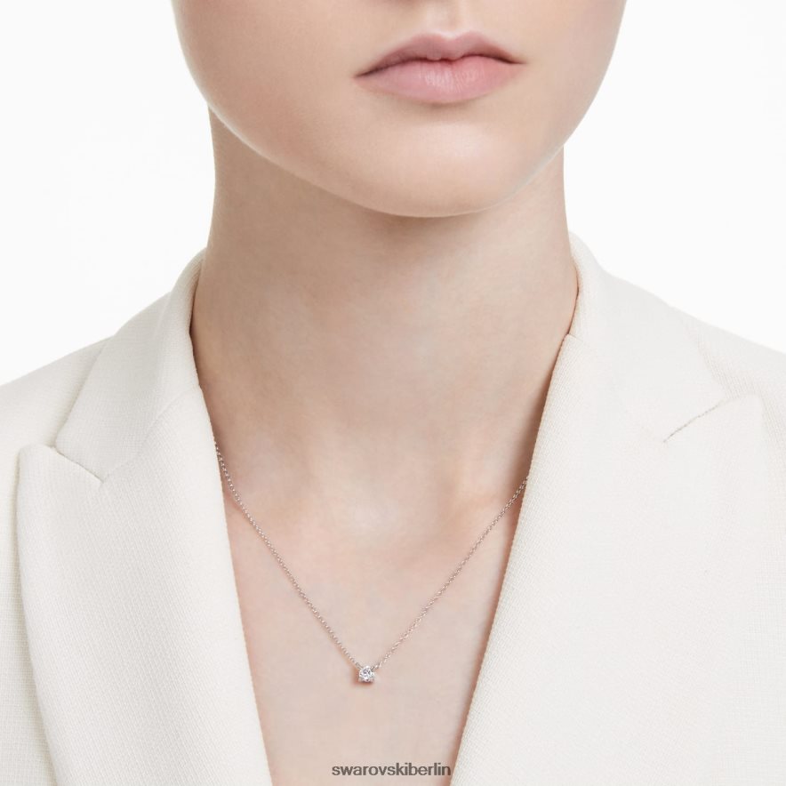 Swarovski Ewigkeitsanhänger 14 Karat Weißgold Schmuck HLT448304