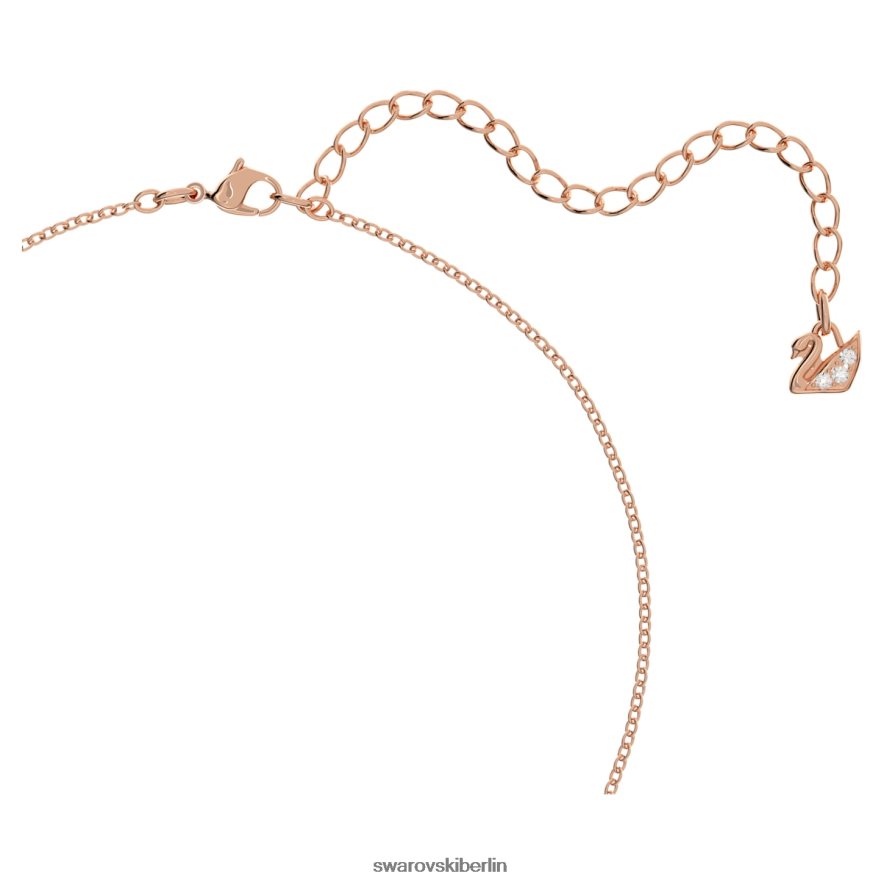 Swarovski Exalta-Anhänger Rundschliff, schwarz, rosévergoldet Schmuck HLT448285