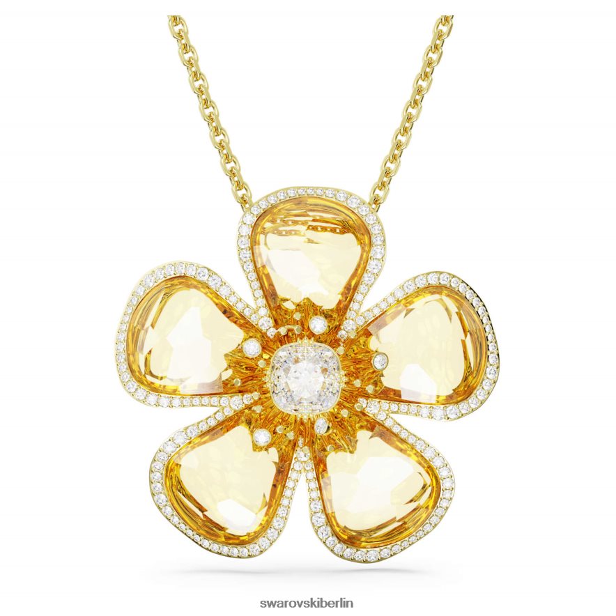 Swarovski Florere-Anhänger Blume, gelb, vergoldet Schmuck HLT448261