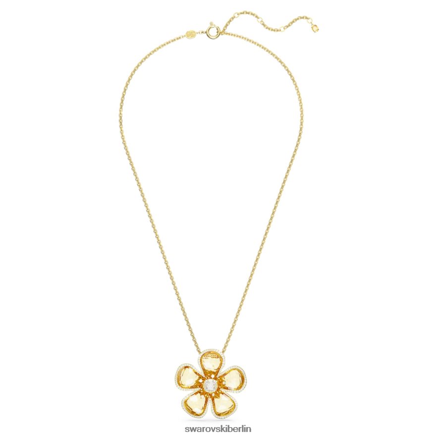 Swarovski Florere-Anhänger Blume, gelb, vergoldet Schmuck HLT448261