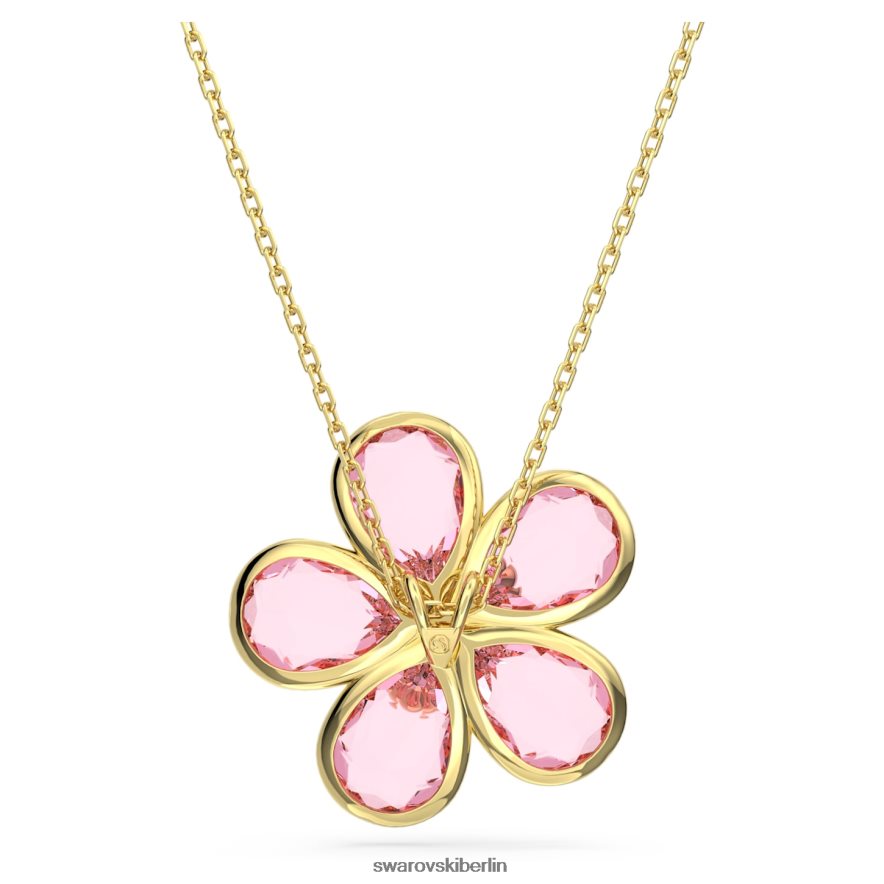 Swarovski Florere-Anhänger Blume, rosa, vergoldet Schmuck HLT448160