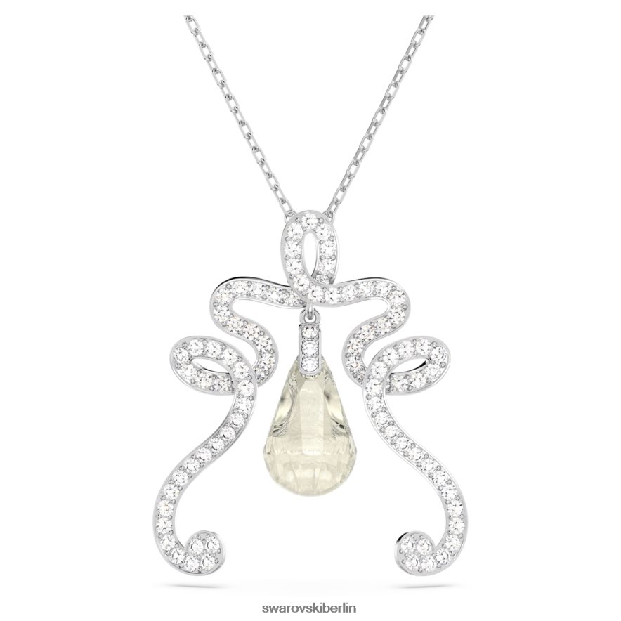 Swarovski Fluenta-Anhänger neu entzündete Kristalle, weiß, rhodiniert Schmuck HLT448338