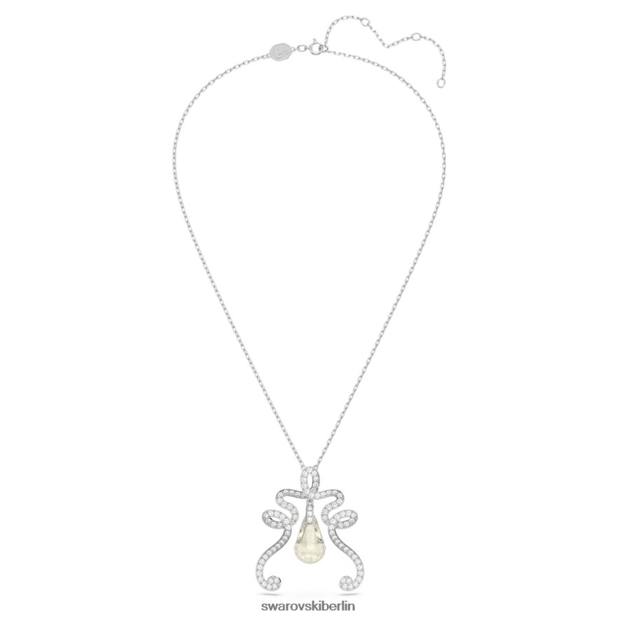 Swarovski Fluenta-Anhänger neu entzündete Kristalle, weiß, rhodiniert Schmuck HLT448338
