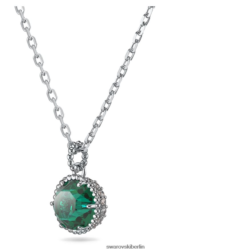 Swarovski Geburtssteinanhänger im Rundschliff Mai, grün, rhodiniert Schmuck HLT448292