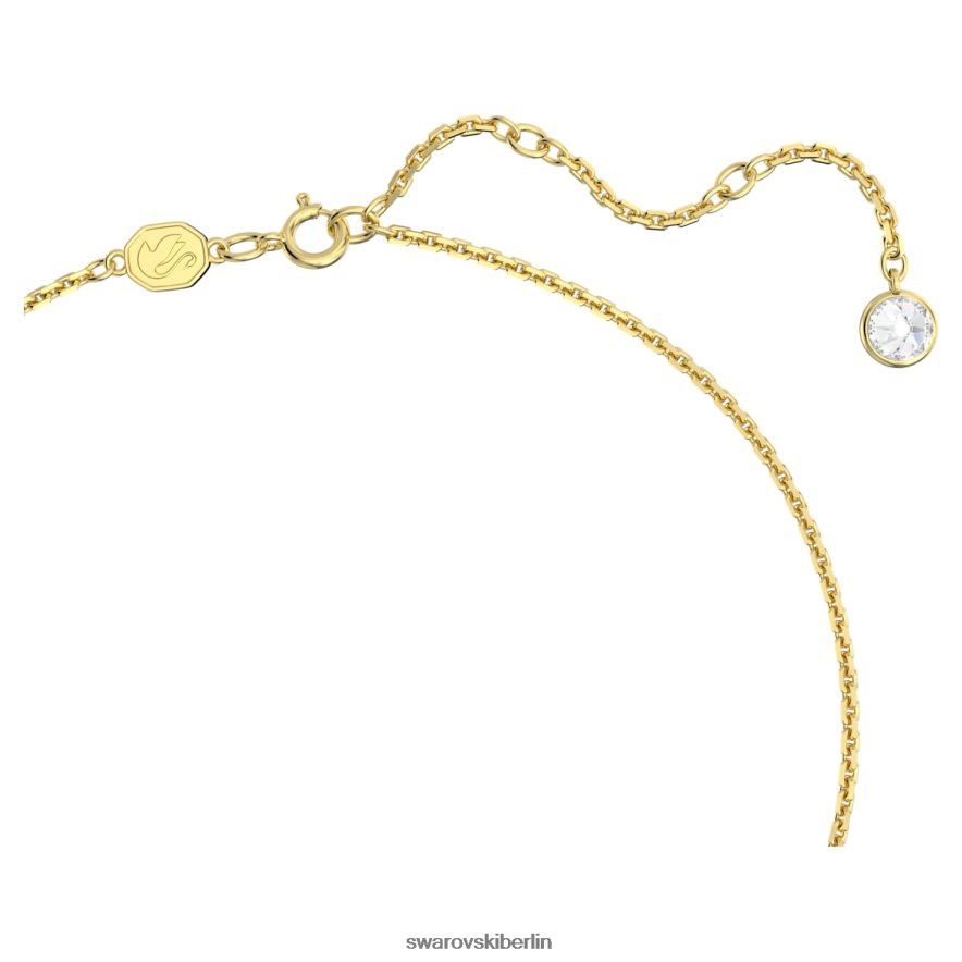 Swarovski Gema-Anhänger Mischschliffe, Blume, grün, vergoldet Schmuck HLT448163