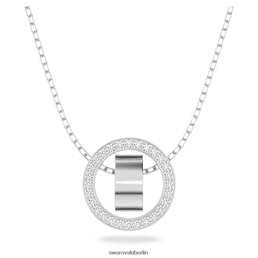 Swarovski Hohler Anhänger weiß, rhodiniert Schmuck HLT448218