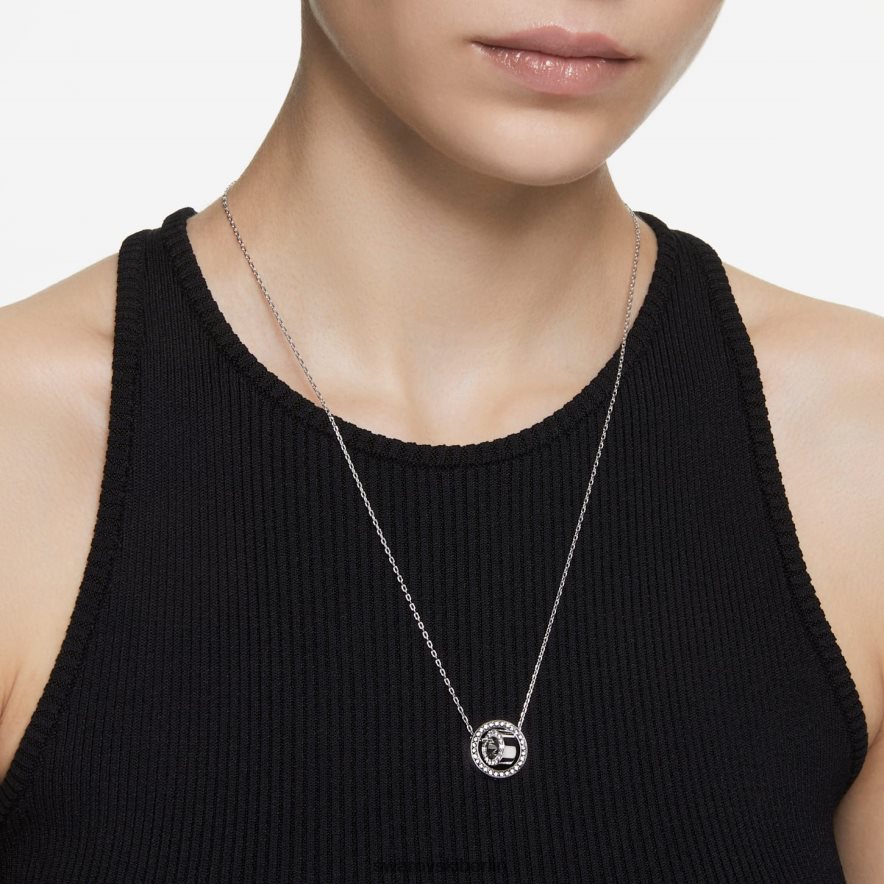 Swarovski Hohler Anhänger weiß, rhodiniert Schmuck HLT448218