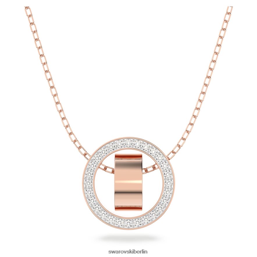 Swarovski Hohler Anhänger weiß, rosévergoldet Schmuck HLT448216