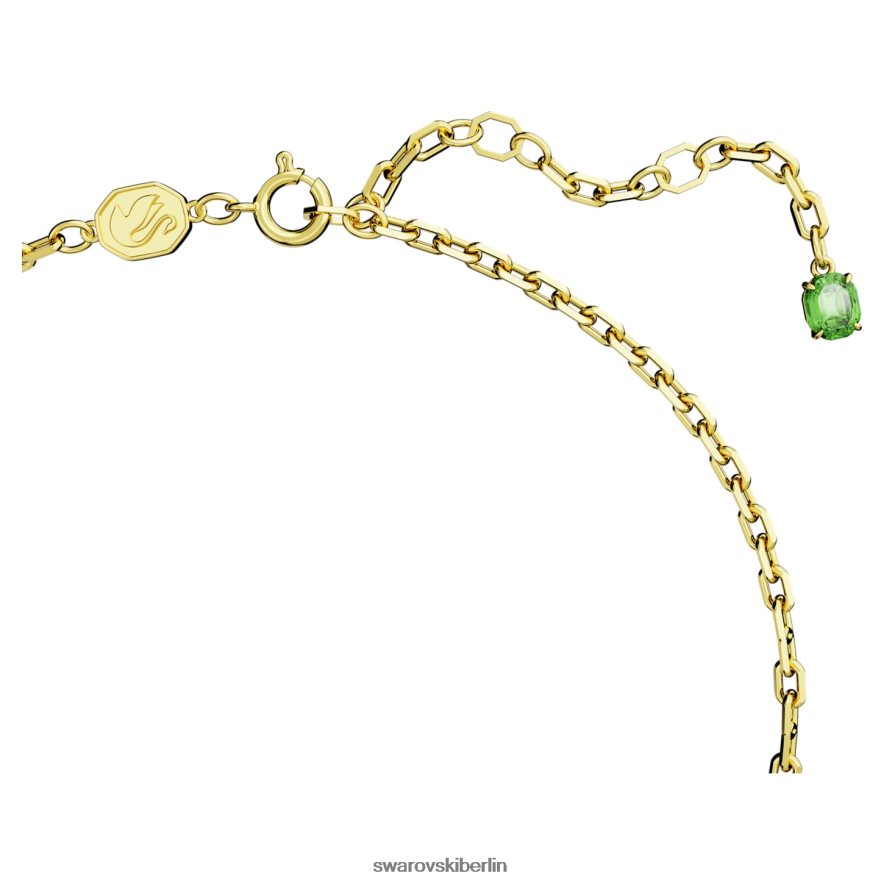 Swarovski Idylle-Anhänger Schildkröte, mehrfarbig, vergoldet Schmuck HLT448165