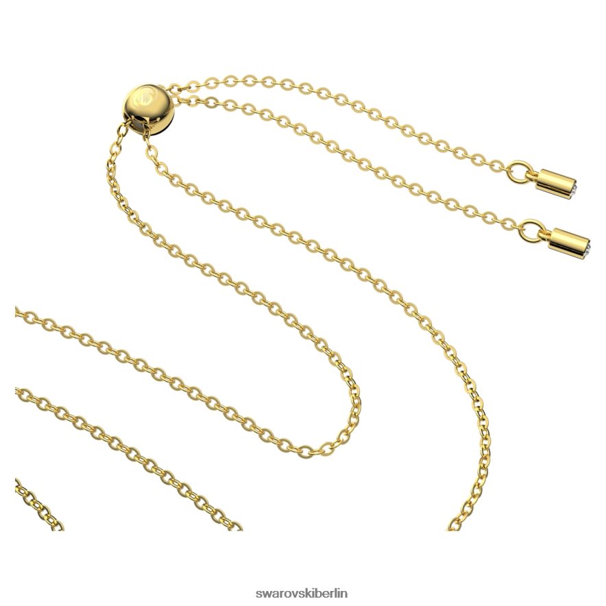 Swarovski Jahrtausend-Anhänger Achteckschliff, grün, vergoldet Schmuck HLT448238