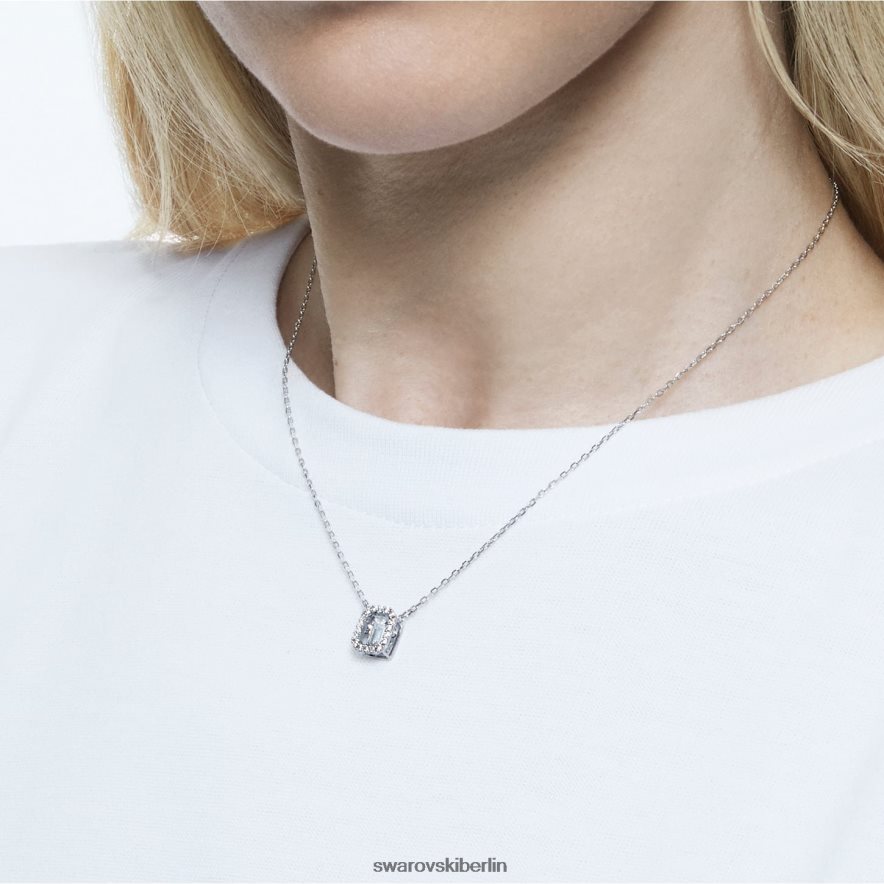 Swarovski Jahrtausend-Anhänger Achteckschliff, weiß, rhodiniert Schmuck HLT44841