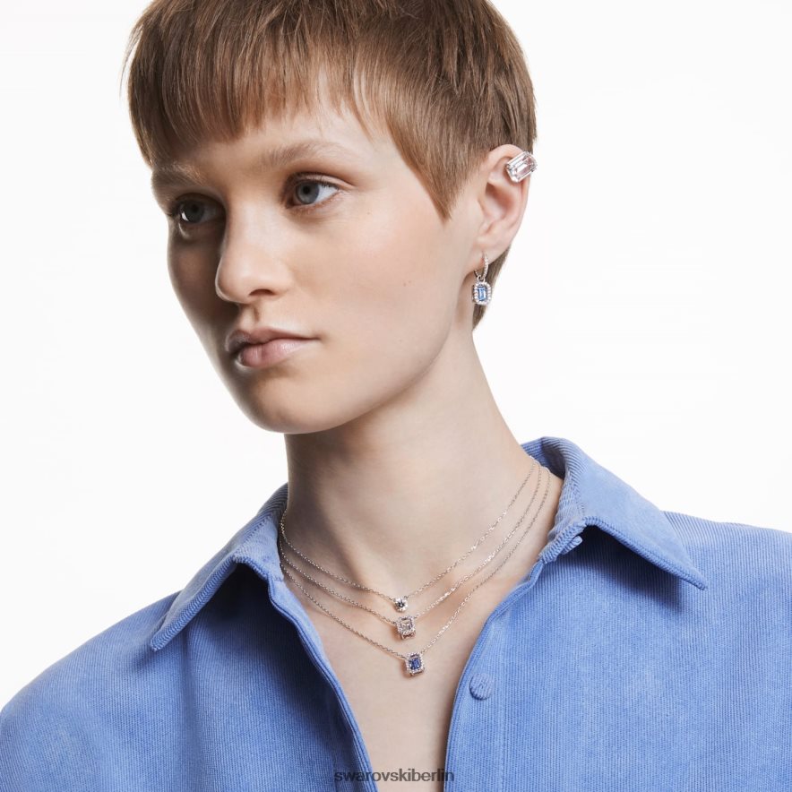 Swarovski Jahrtausend-Anhänger Achteckschliff, weiß, rhodiniert Schmuck HLT44841