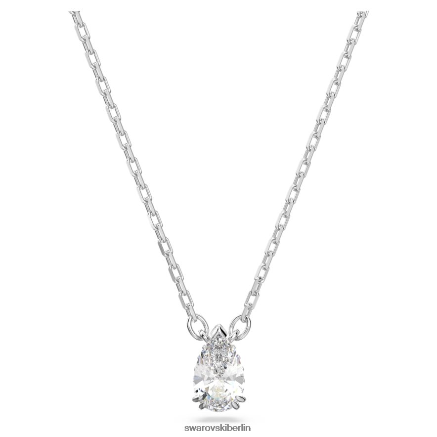 Swarovski Jahrtausend-Anhänger Birnenschliff, weiß, rhodiniert Schmuck HLT448185