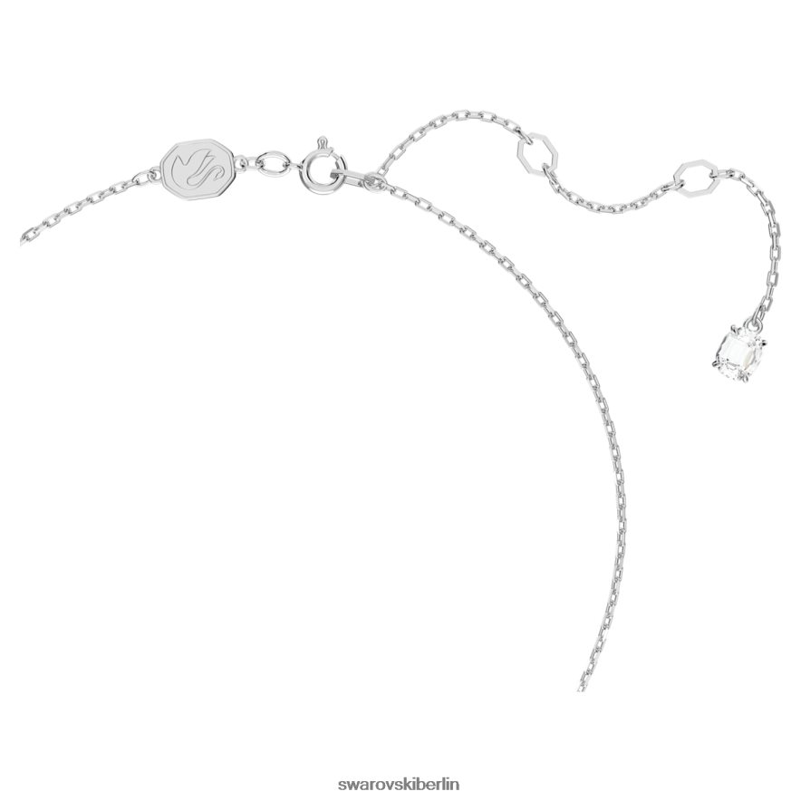 Swarovski Jahrtausend-Anhänger Birnenschliff, weiß, rhodiniert Schmuck HLT448185