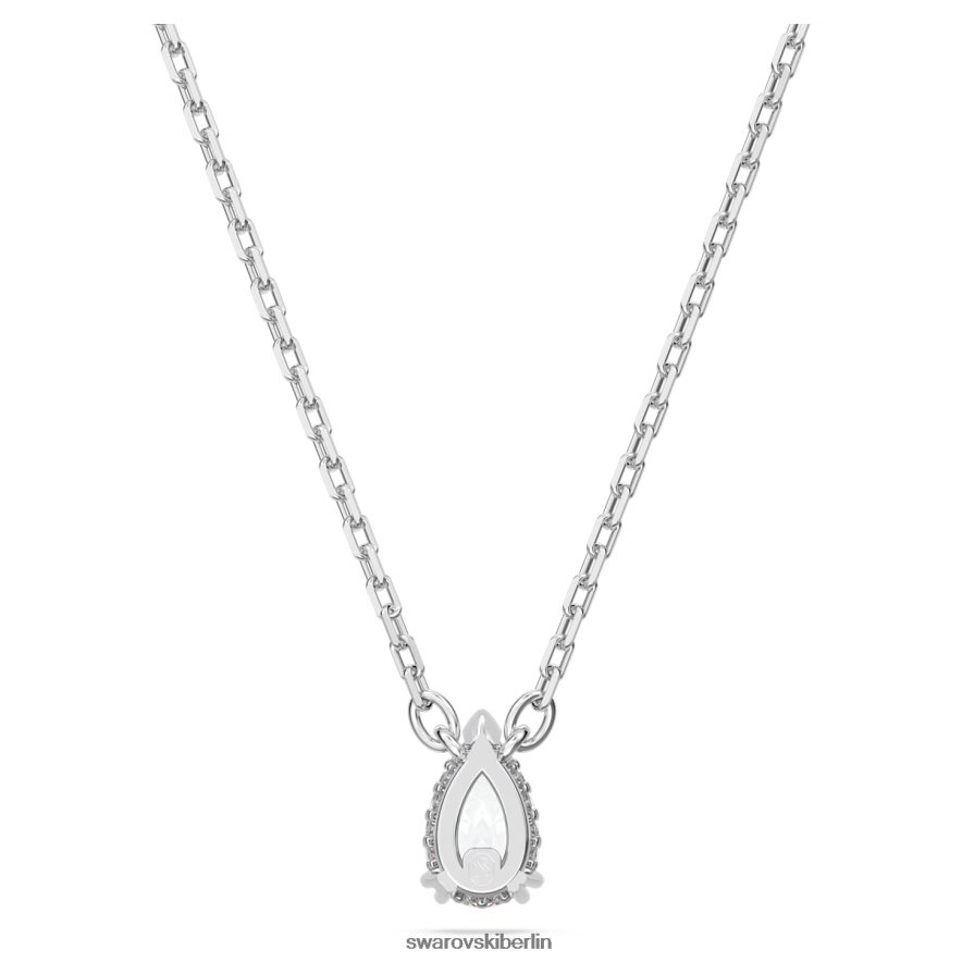 Swarovski Jahrtausend-Anhänger Birnenschliff, weiß, rhodiniert Schmuck HLT448185
