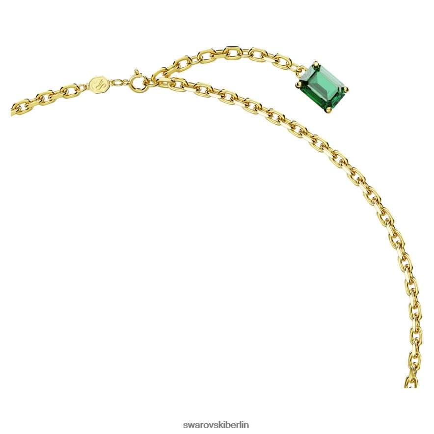 Swarovski Jahrtausend-Anhänger Mischschliffe, grün, vergoldet Schmuck HLT448164